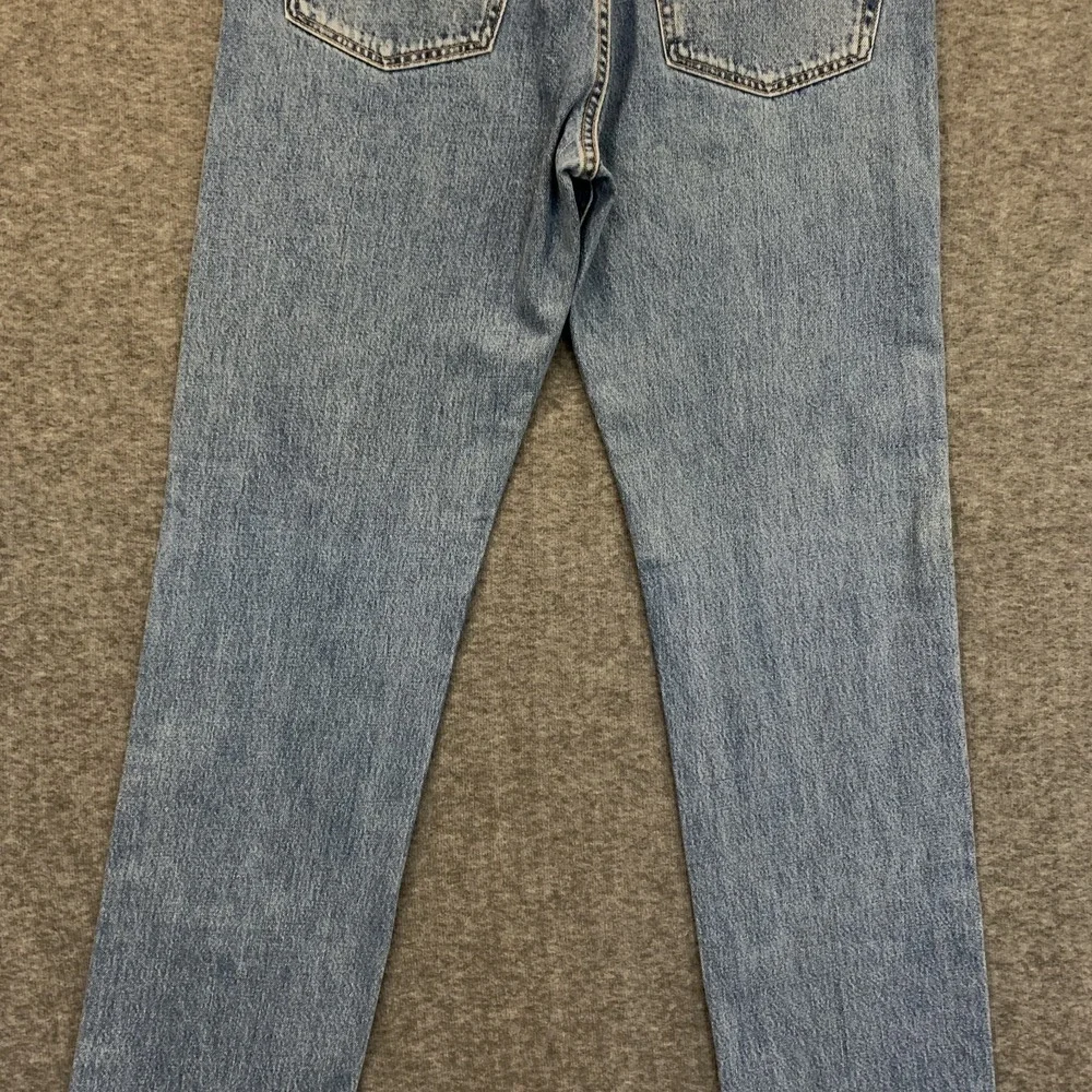 VTG Y2K Levi's 505 Jeans 34x36 Regular Fit Denim‎ Medium Light Wash Long Inseam